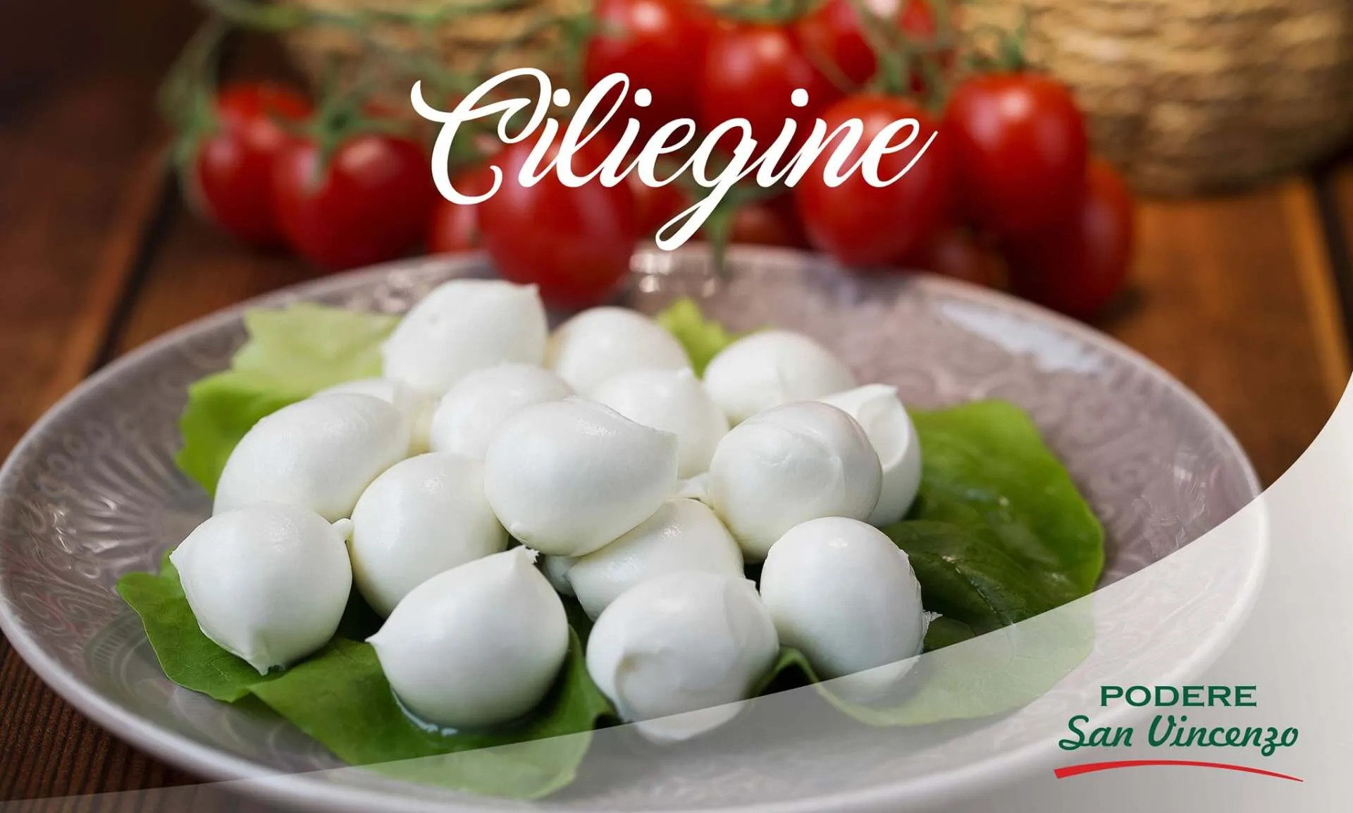 Ciliegine di Bufala Campana DOP Podere San Vincenzo