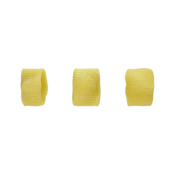 Calamarata Rigata Pasta Detailansicht - osvaldo.eu