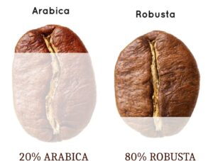Opinum Caffe Topazio Arabica und Robusta Bohnen Mischung
