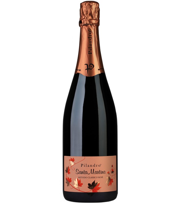 Santa Martina Metodo Classico Rosé Brut Pilandro Schaumwein Flasche