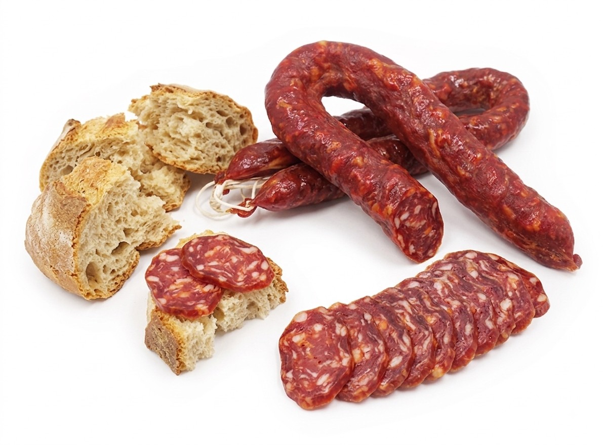 Salsiccia Dolce Cilento traditionelle Luftgetrocknete Salami