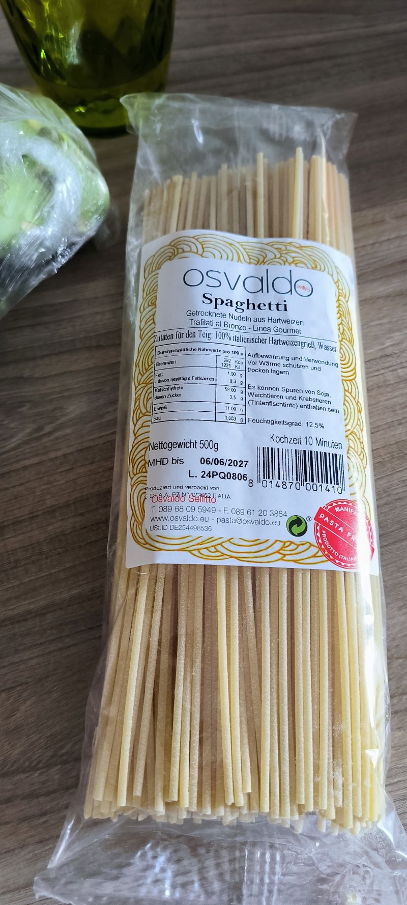 Spaghetti Secchi Pasta Artigianale Osvaldo
