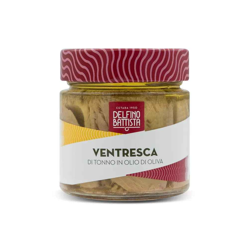 Ventresca di Tonno in Olio di Oliva Delfino Battista