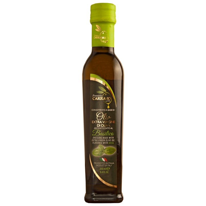 Flasche Olio al Basilico Frantoio Carrano 250ml